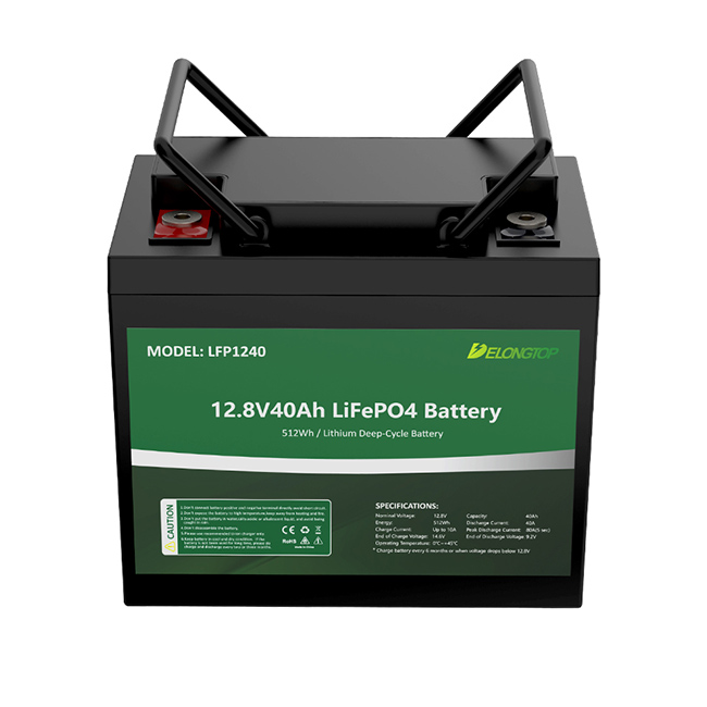 12V 40AH Rechargeable Lifepo4 Lithium Iron Phosphate Battery For Fish Finder,Scooter,Trolling  Motor,Light,Kids Car